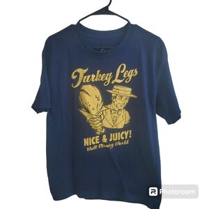 Disneyland park Walt Disney World Resorts by Hanes Parks Turkey Leg T Shirt